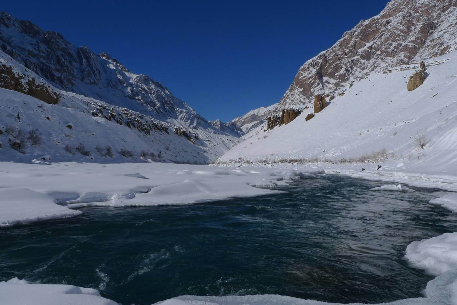 Frozen River Ladakh