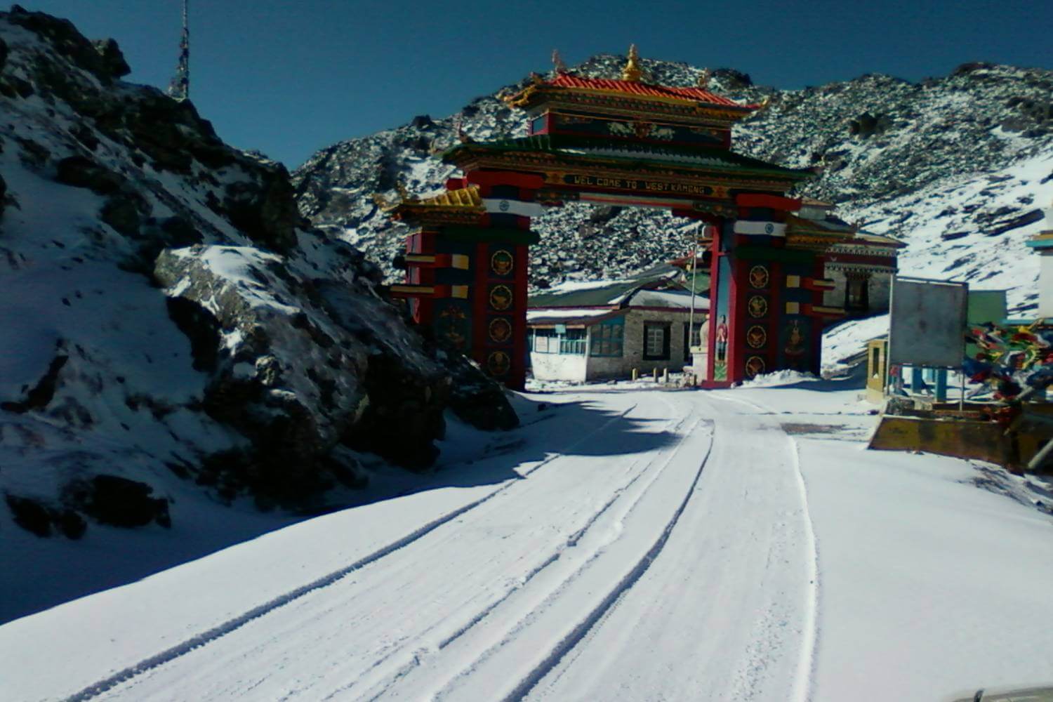 Tawang Snowfall Tourist Place